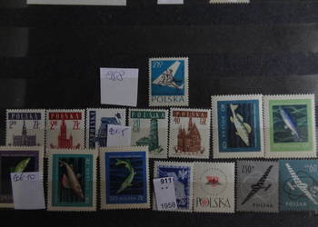 Znaczki pocztowe Polska Fi 900-940**Rocznik 1958
