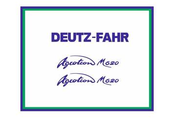 Naklejki Deutz-Fahr Agrotron M620 Ciągnik Traktor Nalepki Mocne