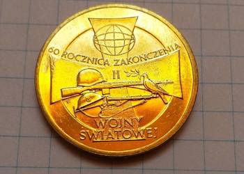 2 ZŁOTE 2005 ROK - POLSKA ( 60 ROCZ. ZAKOŃCZ. II WOJ. ŚW. )