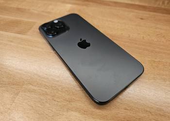 Iphone 16 pro max 256gb black 90%kondycja baterii Stan idealny