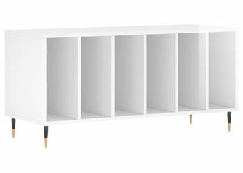 Szafka na płyty wysoki połysk biała 100x38x48 cm WM-831742