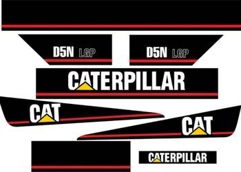 NAKLEJKI NA MASZYNĘ CAT D5N LGP