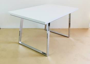 STÓŁ kuchenny 140 x 85 biały mat