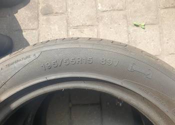 Dwie sztuki opon lato 195/55 R15, 5 mm bieżnika