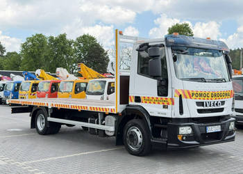 Iveco EUROCARGO ML 120E22 Laweta Platforma Pomoc Drogowa Skrzynia Ładownoś…