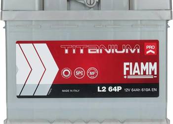 Akumulator FIAMM TITANIUM PRO 64AH 610A EN PRAWY PLUS