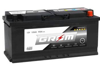 Akumulator GROM AGM START&STOP 105Ah 950A Darmowa Dostawa