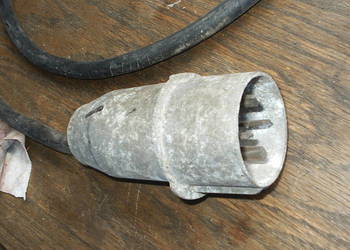 Sprzedam wtyk prądowy trójfazowy, aluminiowy, 32A/500V