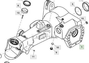 John Deere 7830 Zawieszenie Przedniej Osi Obudowa Pochwa Prawa Lewa R26950…