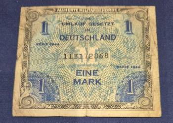 Banknot Allied Military Authority 1944 1 Marka