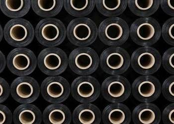 Folia stretch czarna 3kg 23 mikrony