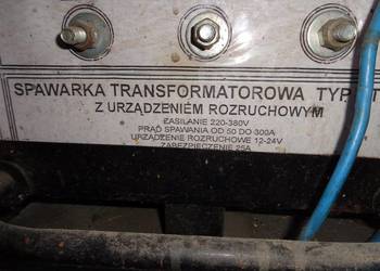 Spawarka transformatorowa z rozruchem.