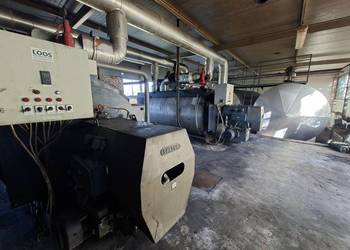Kompletna kotłownia mazutowa, moc 7.4MW , magazyn paliwa, zbiornik buforowy