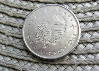 Żeton - Głowa Indianina - Tylko dla Rozrywki