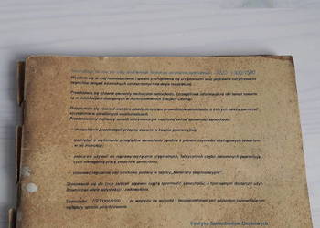 Książeczka instrukcja obsługi FSO 1300 i 1500