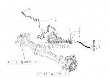 New Holland T6010 Linia hamulcowa 87587725