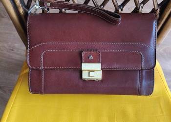 Ładna saszetka męska z prawdziwej skóry firmy "Matras"