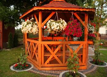 Altana 1 3,2m Sześciokątna Impregnowana +Podłoga Gont Meble Producent