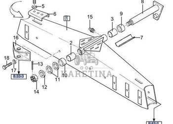 New Holland TX66 TX67 TX68 Oś Tylna CZĘŚCI 9508161