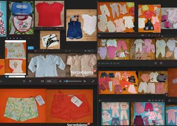 Ciuszki dziewczęce 56-134, buty, pościel, rożek niemowlęcy, etc.