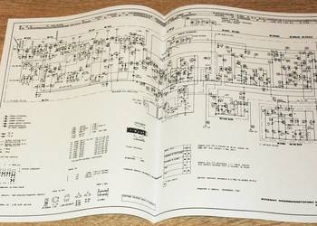 Schemat radiomagnetofonu UNITRA MK 2500, MK 2000 format A3