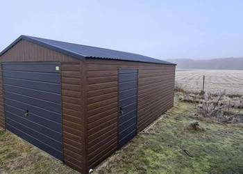 Garaż blaszany 6x6