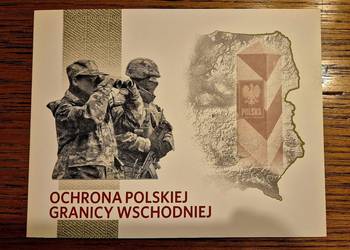 Banknot kolekcjonerski Ochrona Polskiej Granicy Wschodniej duży folder
