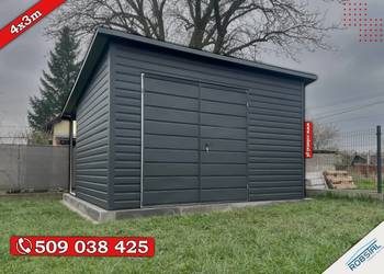 Schowek Ogrodowy 4x3m z wiatką