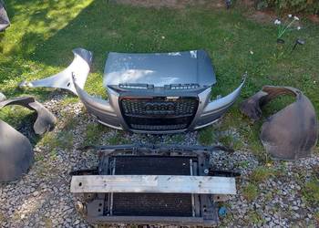 Kompletny Przód Audi A3 8P 04-08 Kod Lakieru LY7H Maska Zderzak Błotnik Pas