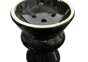 Cybuch do Shishy Hookah Bowl do Sziszy Ceramiczny Duży Czarny