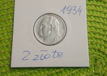 moneta srebrna polska 2 złote z 1934r