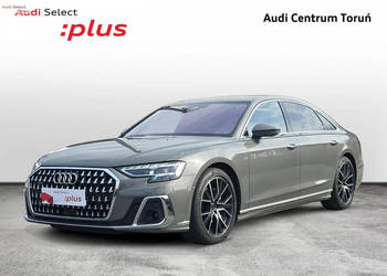 Audi A8 Lang_OśSkrętna_Masaże_Wentylacja_HeadUp_Panorama_B&O_Webasto_Docią…