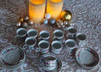 stara chińska porcelana mokka filiżanka talerzyk  espresso