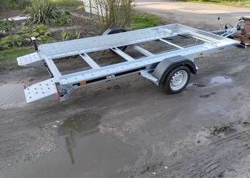 Przyczepa Laweta 353x184 TIEFLADER 350 1,3T UCHYLNA GRAWITACYJNIE