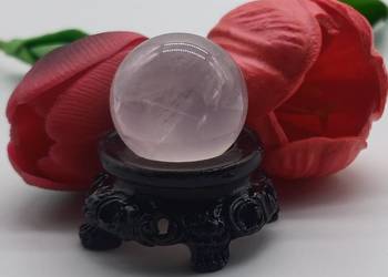 Piękna kula kwarcu różowego 27mm kolekcjonerska #11