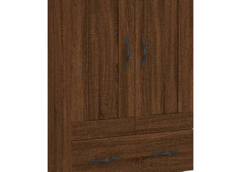 Wysoka szafka brązowy dąb 695x31x115 cm WM-830323