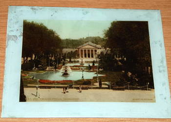 kurhaus wiesbaden zdjęcie pod szkłem około 1900