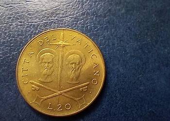 Stare monety 20 lir 1967 Watykan