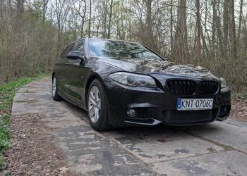 BMW Seria 5 F10/F11 2.0 520d lift Touring MPAKIET duża nawigacja, 8hp, rude