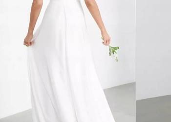 (S/M) ASOS Design/ Ekskluzywna suknia ślubna z Londynu, NOWA