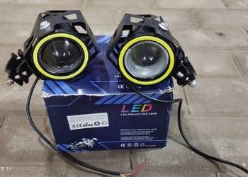 HALOGEN LED MOTOCYKLOWY RING LED U7 Lampa LED do Motocykla Quada