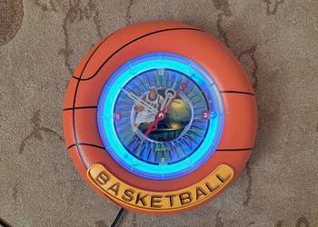 Zegar ścienny podświetlany Sport series Basketball
