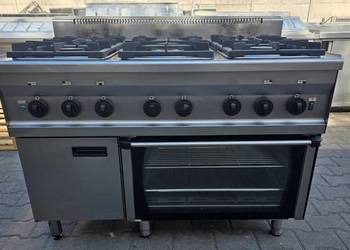 Kuchnia Gazowa 6 Pal. Piekarnik Elekt KROMET 42,5 kW M.1415 N