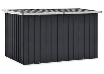 Skrzynia ogrodowa do przechowywania, antracytowa, 149x99x93 cm