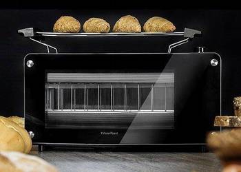 Toster Cecotec Vision Toast srebrnyszary 1260 W