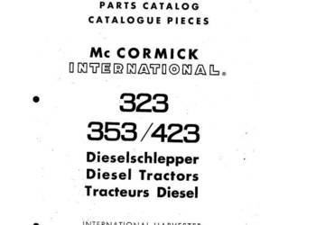 IH McCormick 323,353,423 katalog części