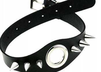 Naszyjnik Obroża Gothic Choker Gotycka Ćwieki Gotycka BDSM Alternatywka