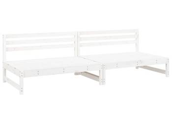 vidaXL Sofy środkowe do ogrodu, 2 szt., białe(SKU:825717)