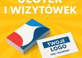 Druk ulotek i wizytówek oraz innych powierzchni reklamowych