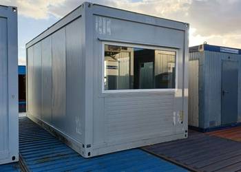 KONTENER BIUROWY 3×6 DUŻE OKNO + W